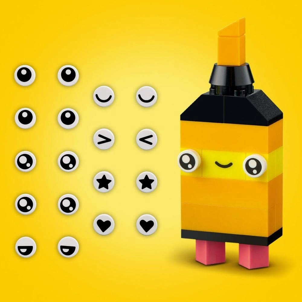 LEGO Classic Creative Neon Fun Building Kit for Ages 5 