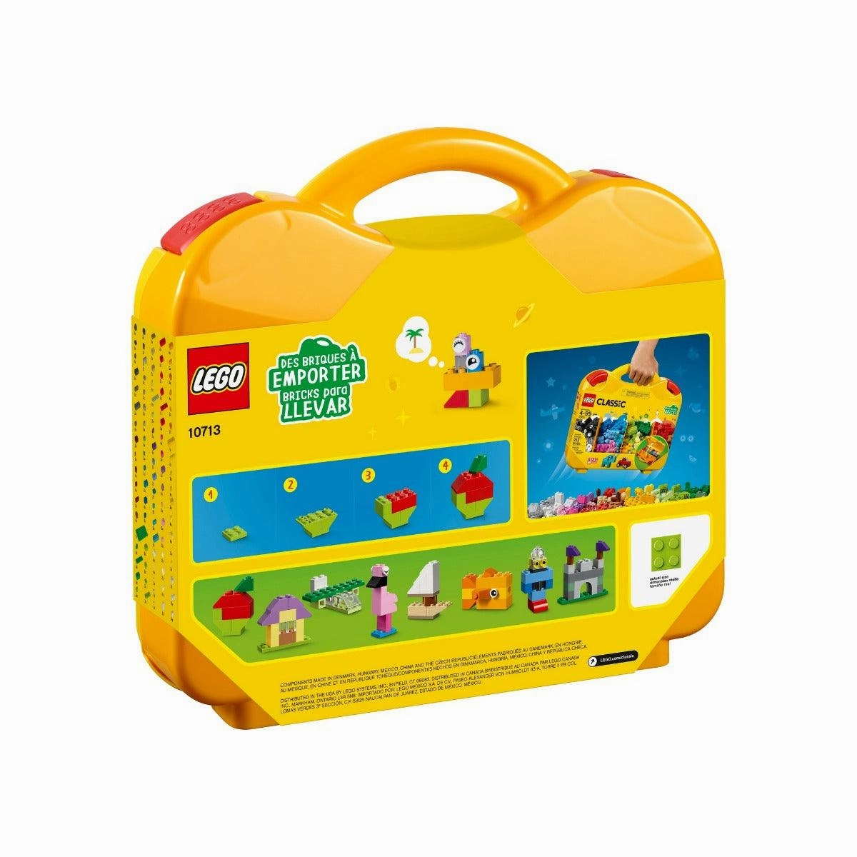 LEGO Classic Creative Suitcase For Ages 5 