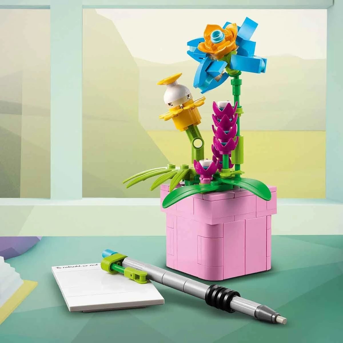 LEGO Creator 3in1 Typewriter with Flowers Building Kit For Ages 8 