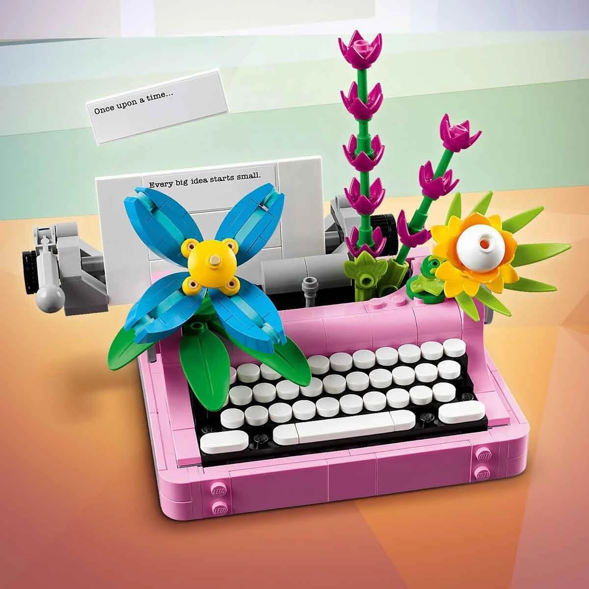 LEGO Creator 3in1 Typewriter with Flowers Building Kit For Ages 8 