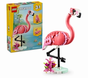 LEGO Creator 3in1 Wild Animals Pink Flamingo 288-Piece Playset