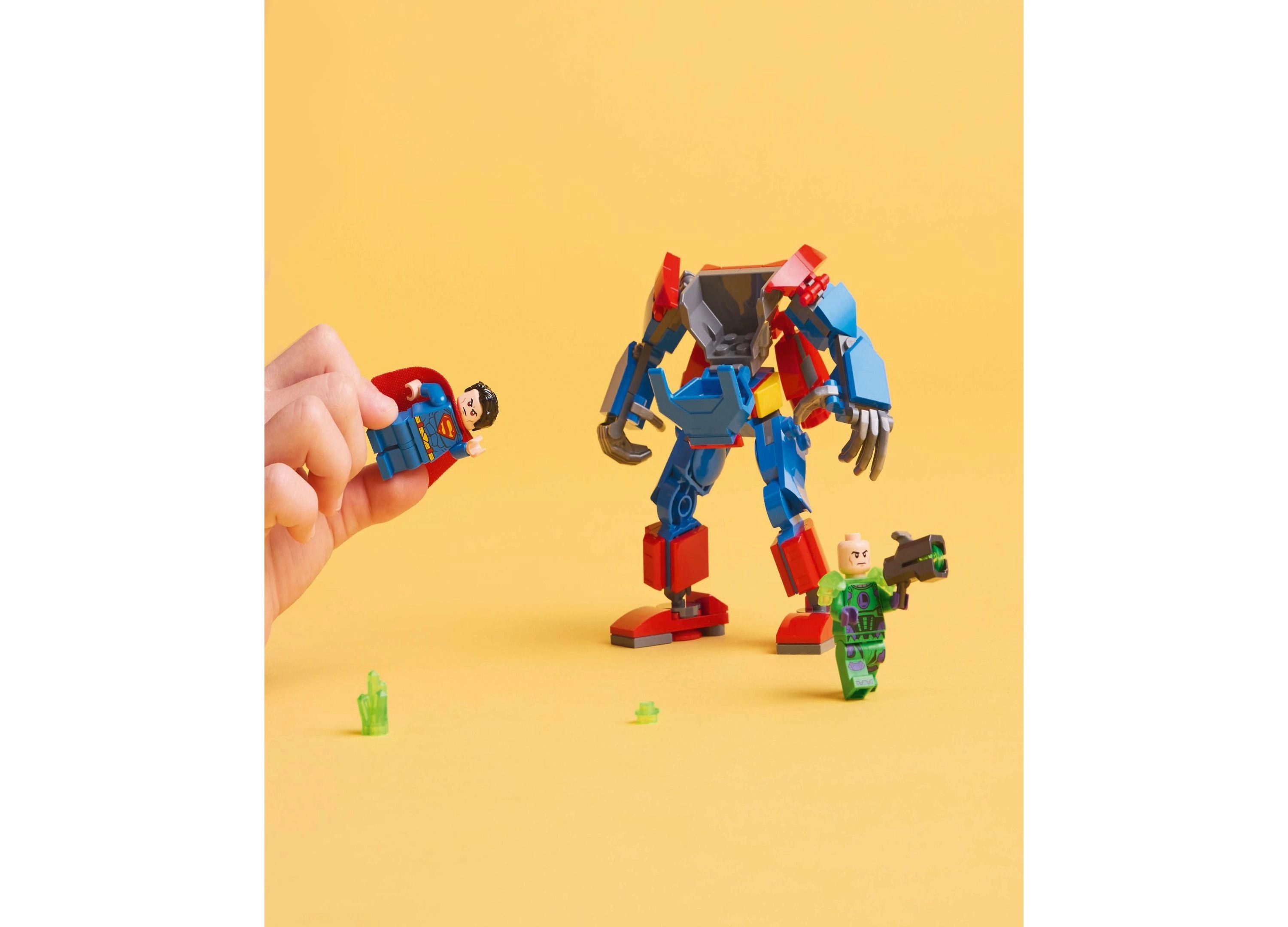 LEGO DC Superman Mech vs. Lex Luthor Battle Set 76302, 120 Pieces