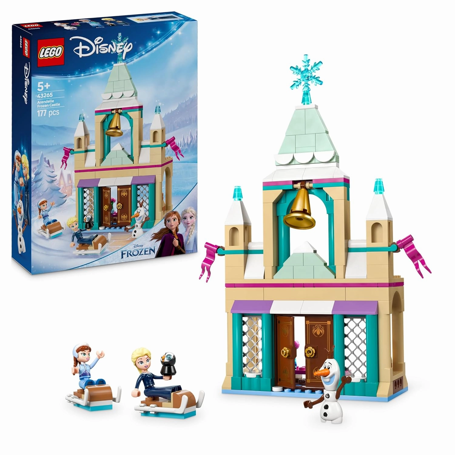LEGO Disney Frozen Arendelle Frozen Castle Building Kit For Ages 5 