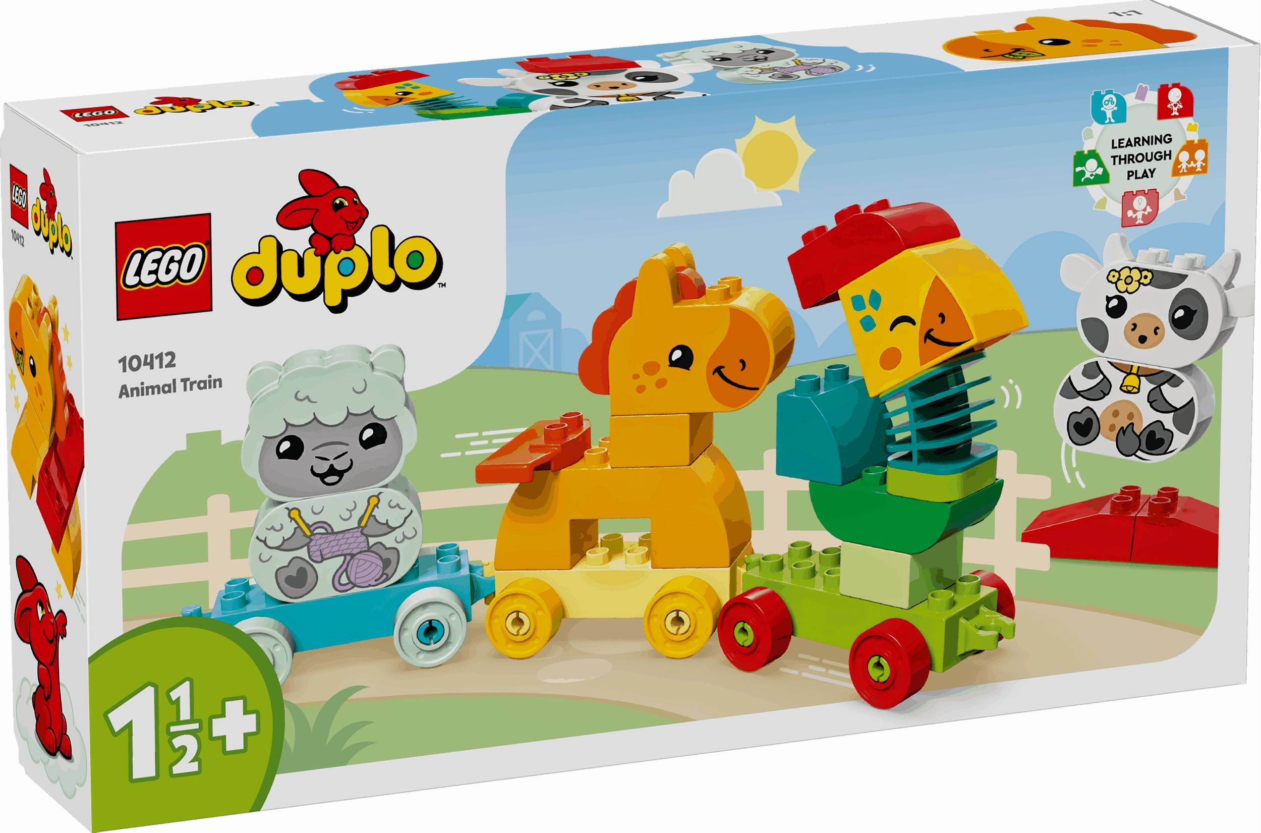 Lego Duplo 10412 My First Animal Train Set for Ages 18 Months and Up