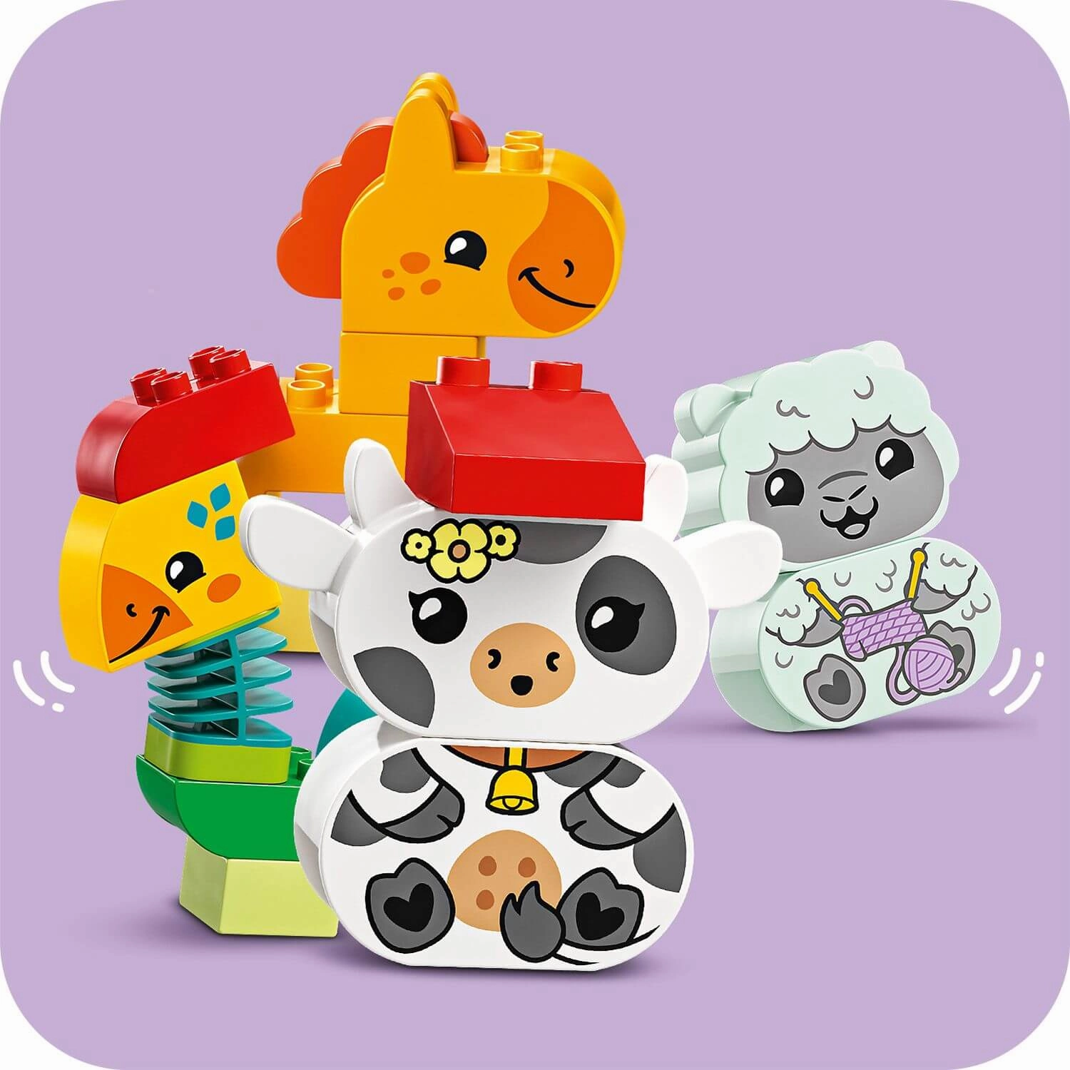 Lego Duplo 10412 My First Animal Train Set for Ages 18 Months and Up