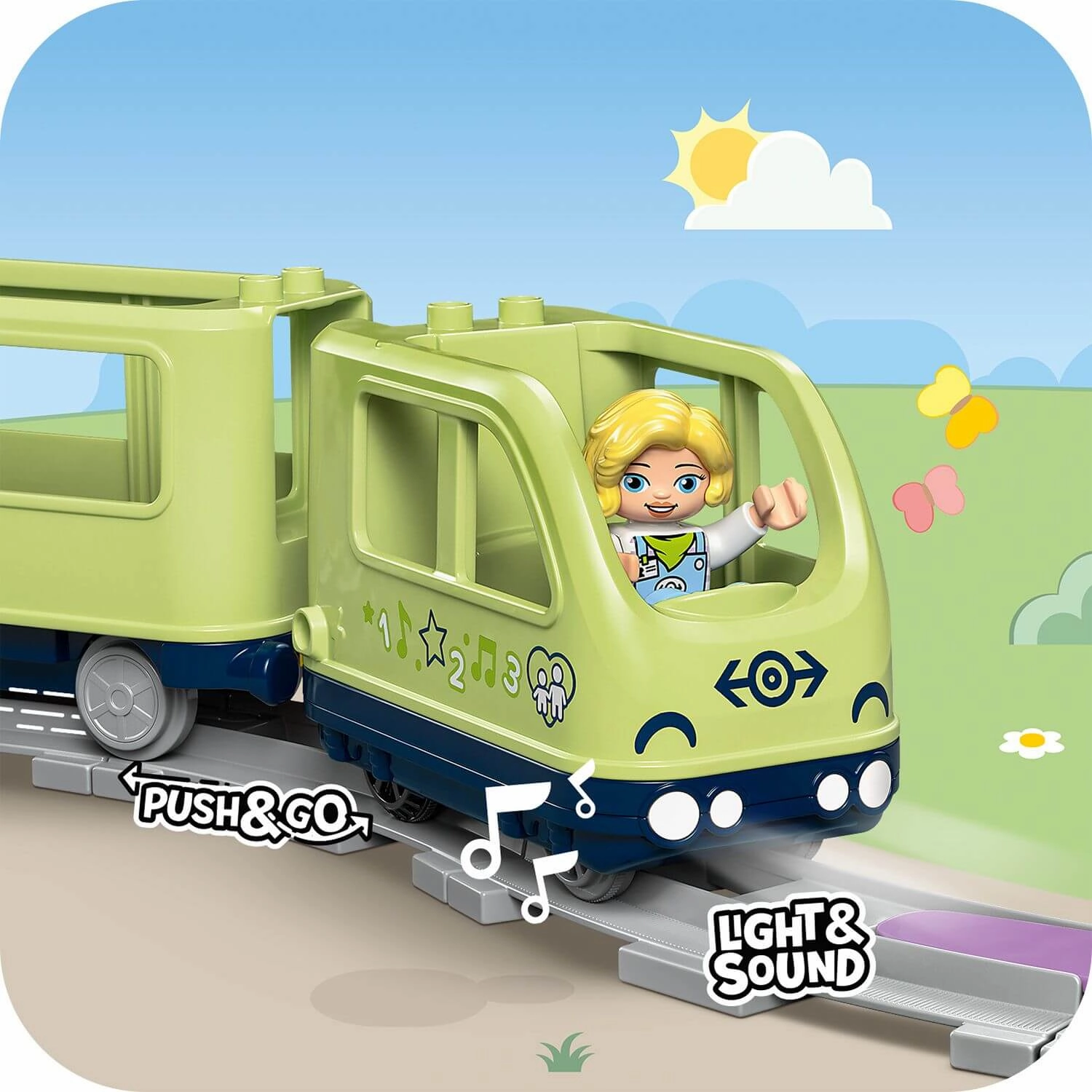 Lego Duplo 10427 Interactive Adventure Train for Toddlers Ages 2 and Up