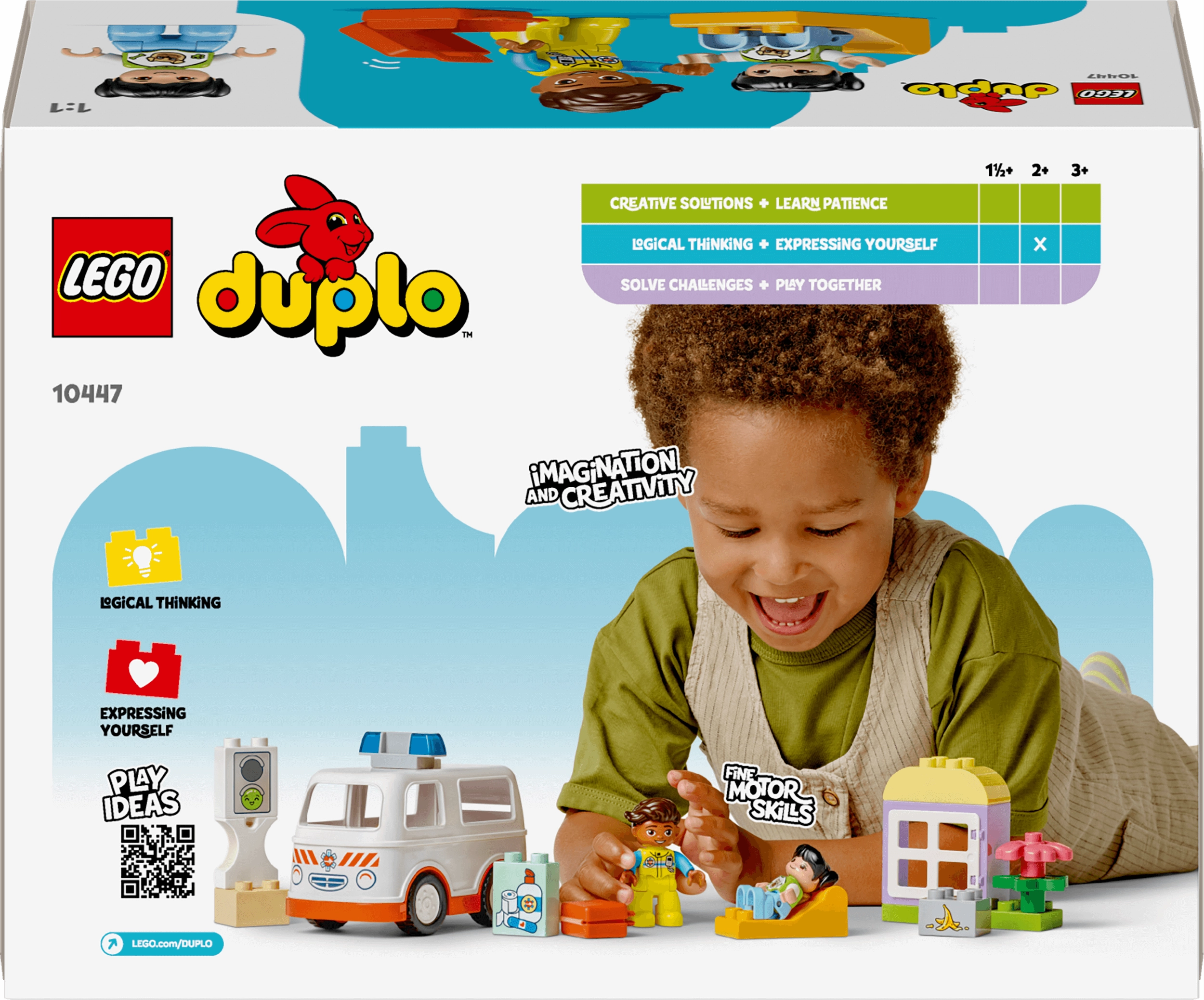 Lego Duplo 10447 Ambulance & Driver Playset for Toddlers Ages 2 and Up