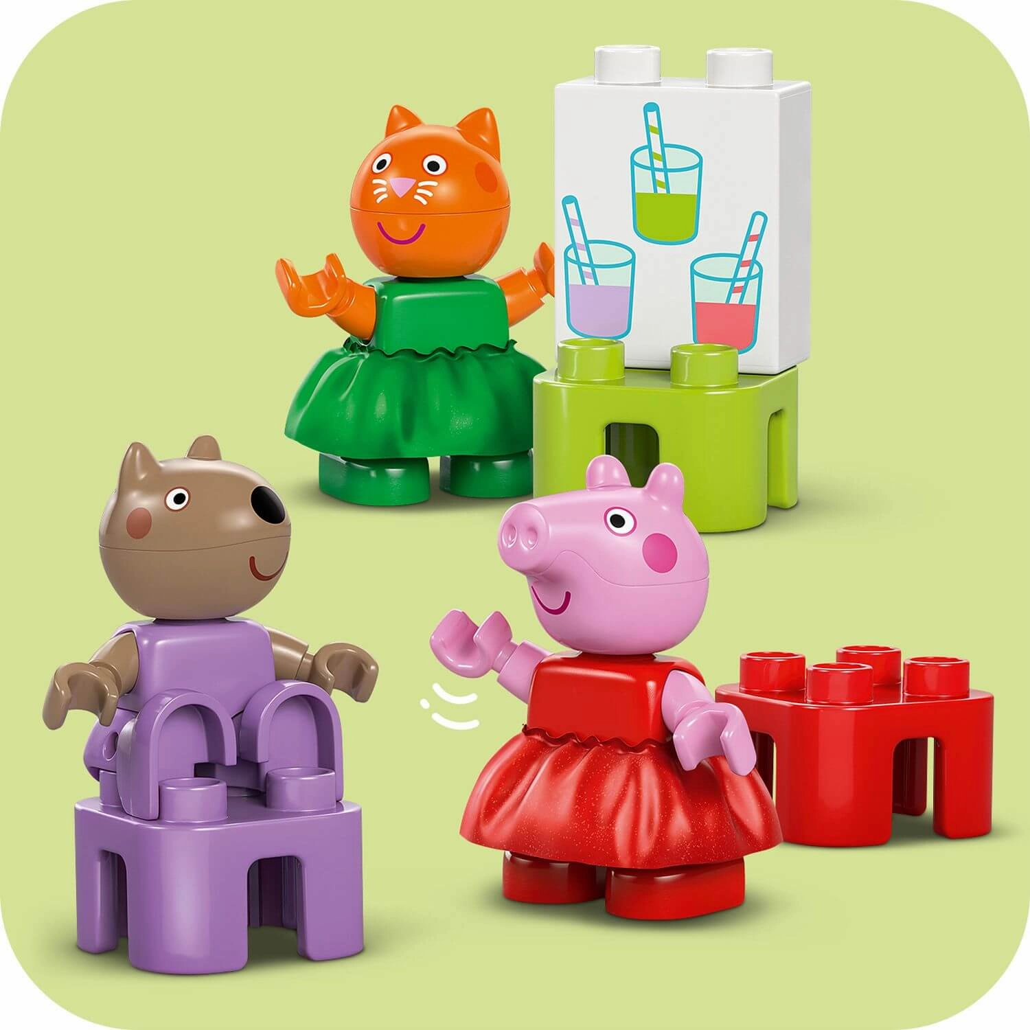 Lego Duplo 10453 Peppa Pig Funfair Playset for Toddlers Ages 2 and Up