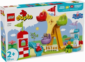 Lego Duplo 10453 Peppa Pig Funfair Playset for Toddlers Ages 2 and Up