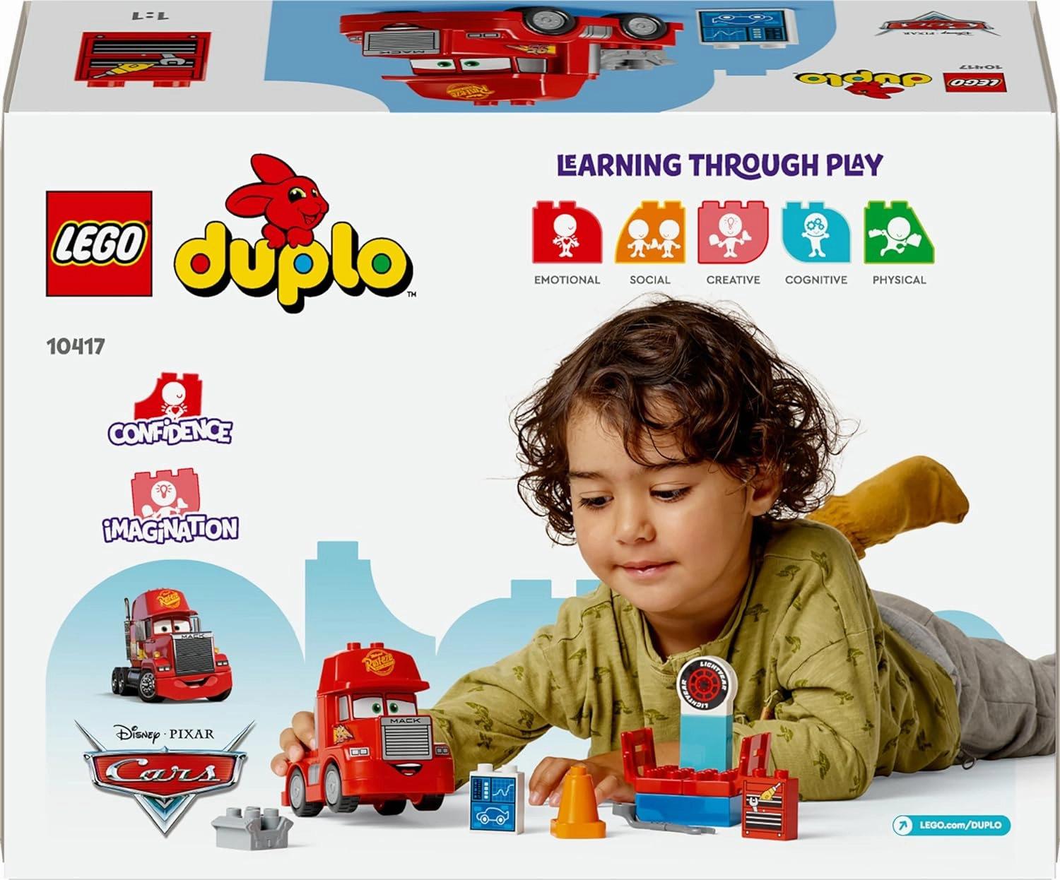 LEGO Duplo Disney and Pixars Cars Mack at The Race Set Building Kit for Ages 2 