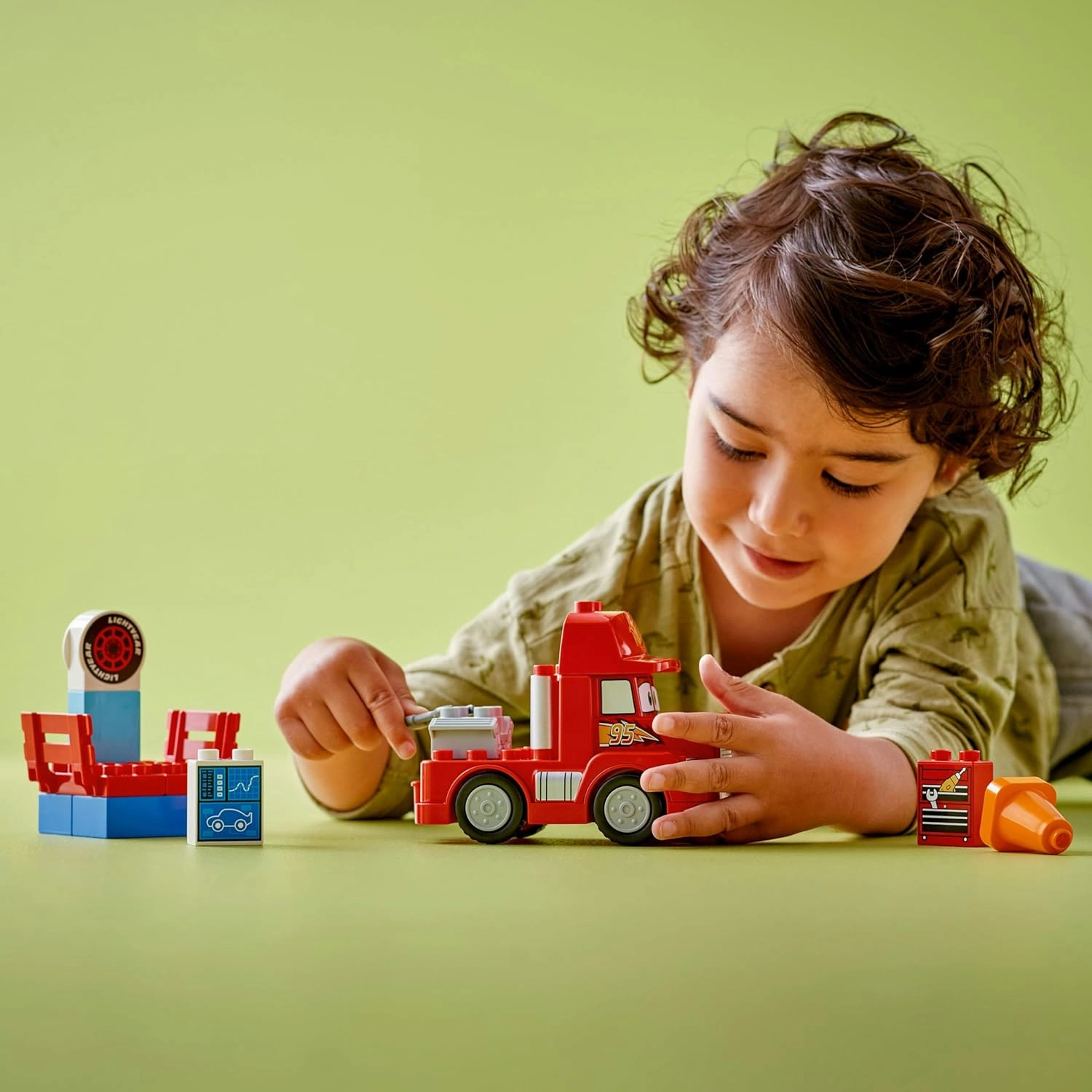 LEGO Duplo Disney and Pixars Cars Mack at The Race Set Building Kit for Ages 2 