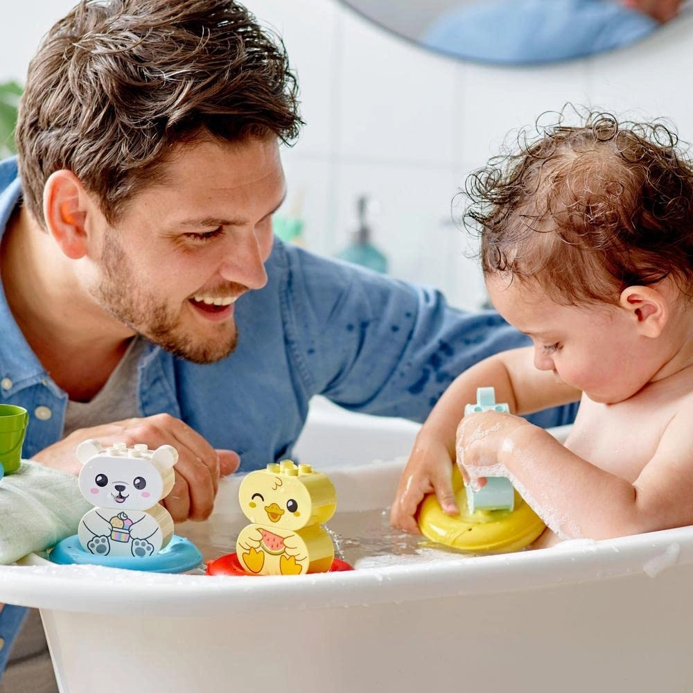 LEGO Duplo My First Bath Time Fun - Floating Animal Train Building Kit For Ages 2 