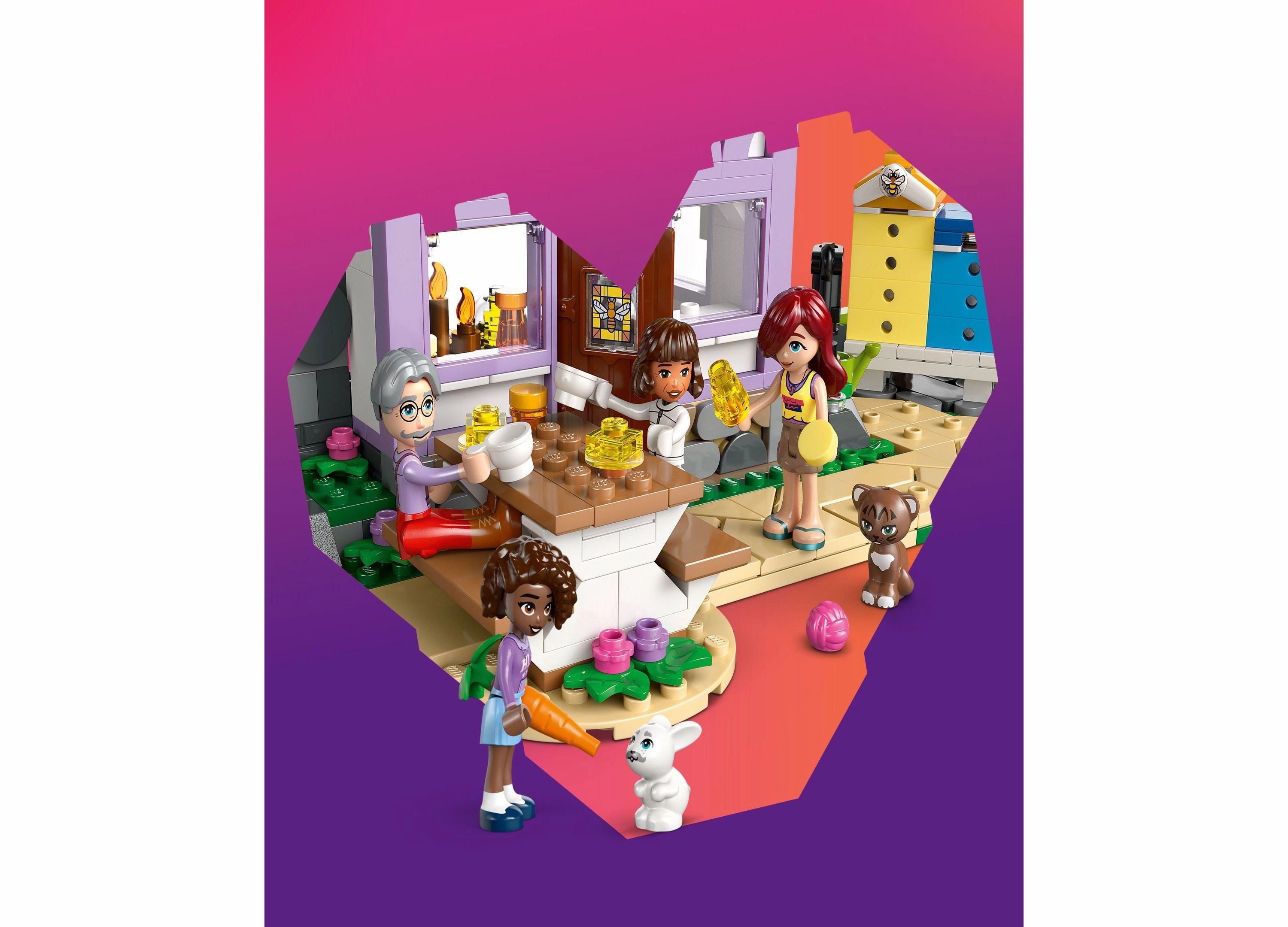 LEGO Friends Beekeeper's House & Flower Garden Kit 42669, 1161 Pieces