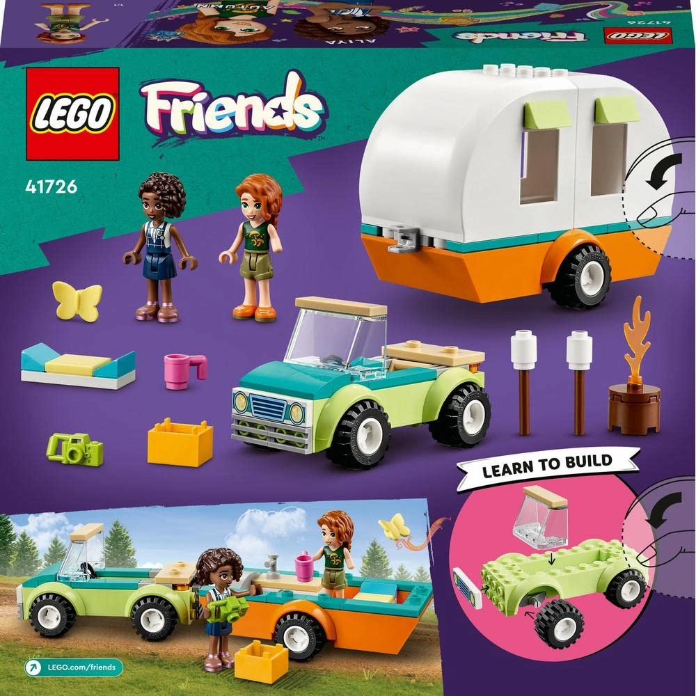LEGO Friends Holiday Camping Trip Building Kit for Ages 4 