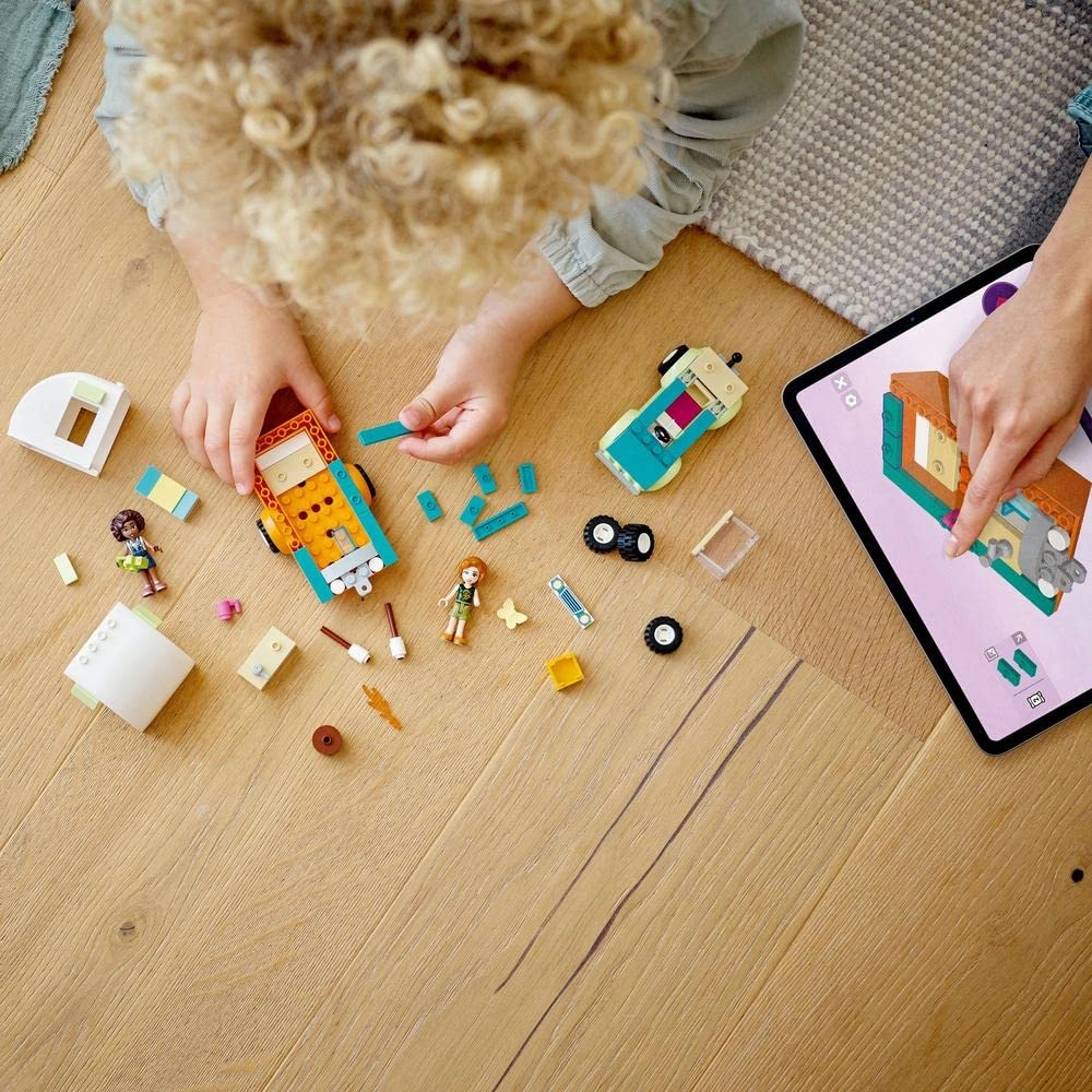 LEGO Friends Holiday Camping Trip Building Kit for Ages 4 