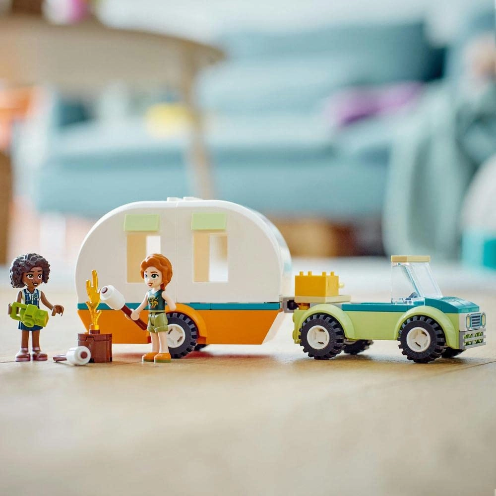 LEGO Friends Holiday Camping Trip Building Kit for Ages 4 