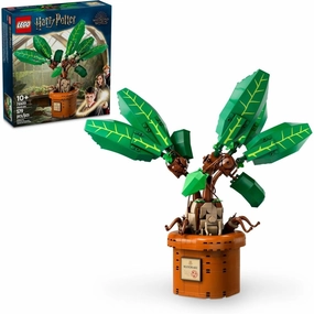 LEGO Harry Potter 579-Piece Mandrake Figure & Magical Pot Plant Set - 76433