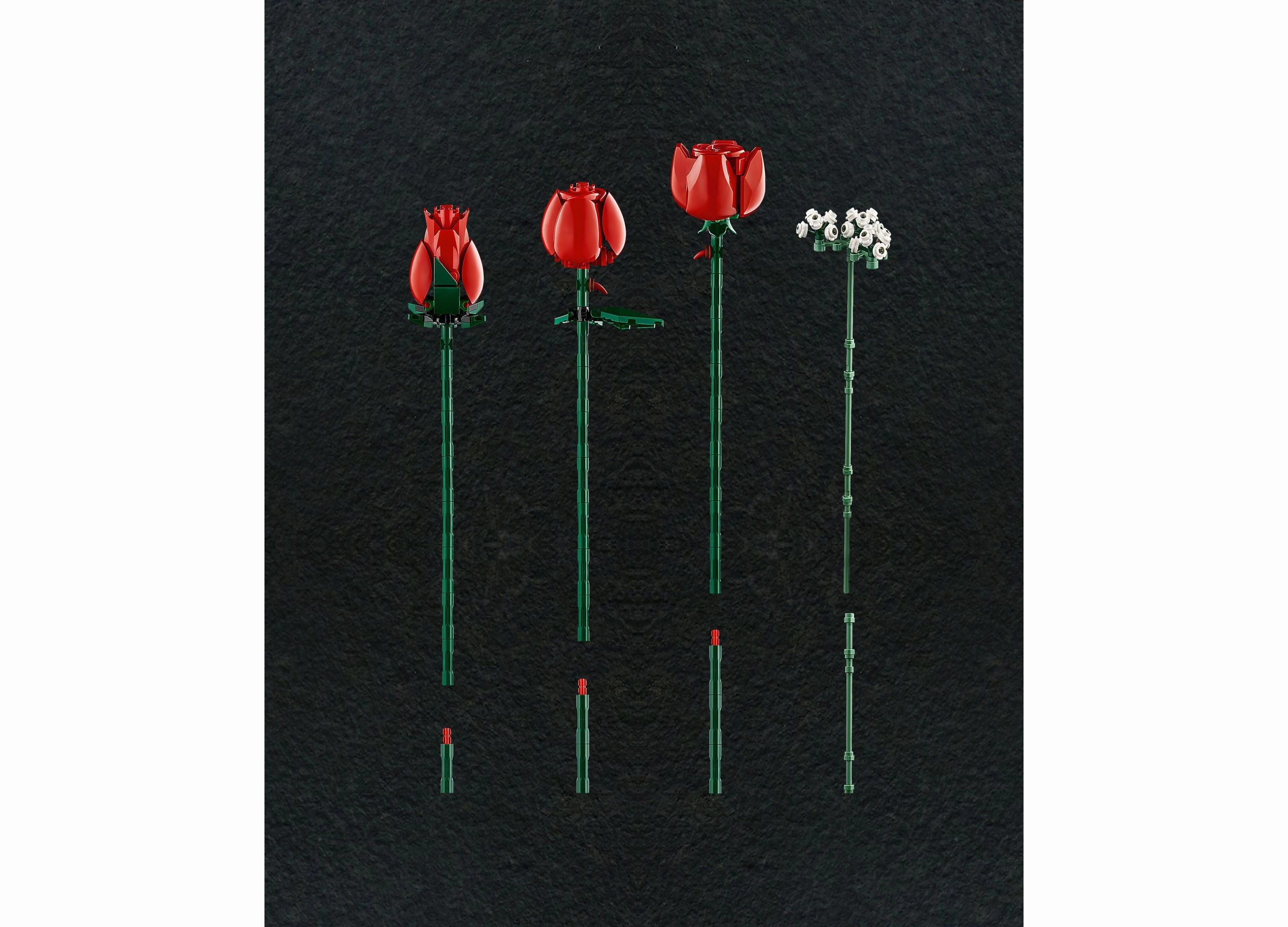 LEGO Icons Bouquet of Roses 10328 Buildable Floral Display