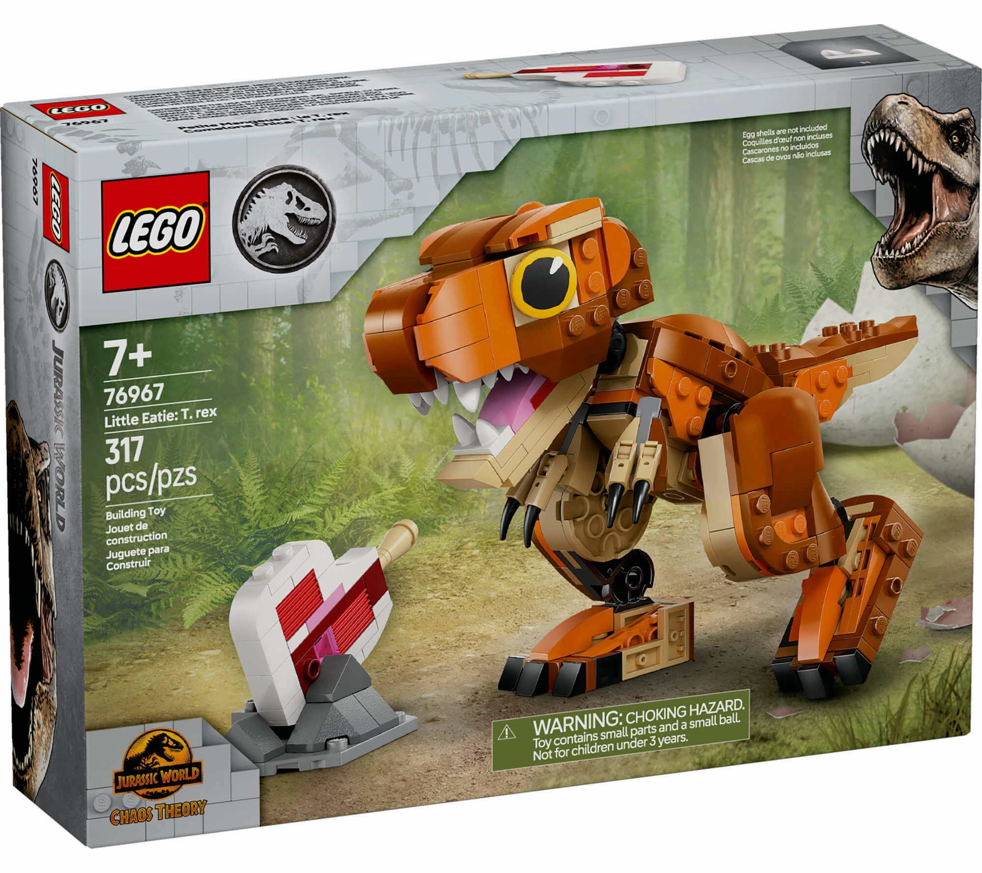 LEGO Jurassic World 317-Piece Little Eatie T. rex Building Kit - 76967
