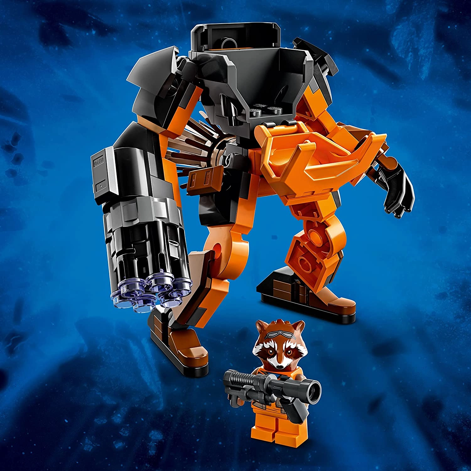 LEGO Marvel Rocket Mech Armor Building Kit For Ages 6 