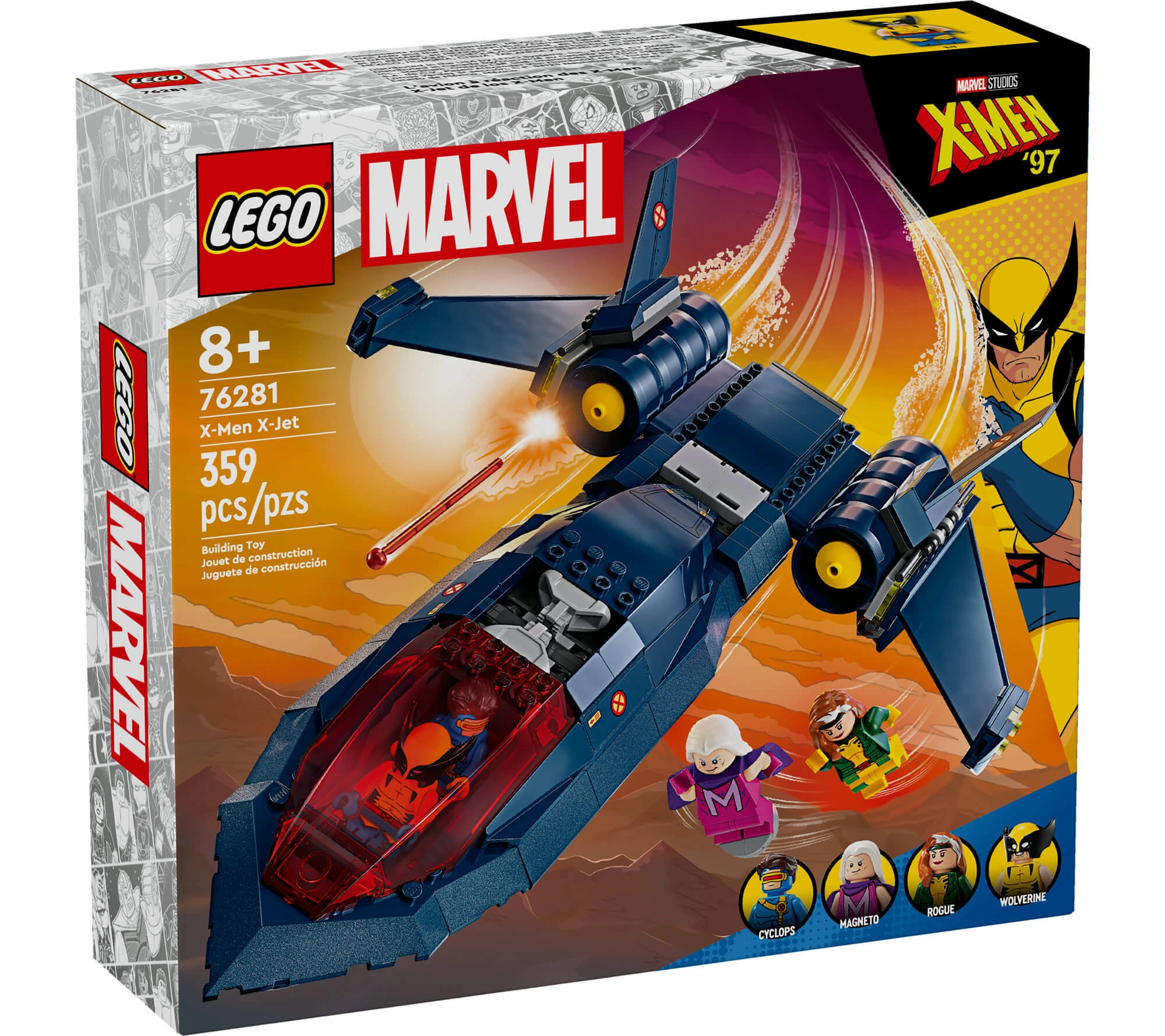 LEGO Marvel X-Men X-Jet Buildable Toy Set 76281