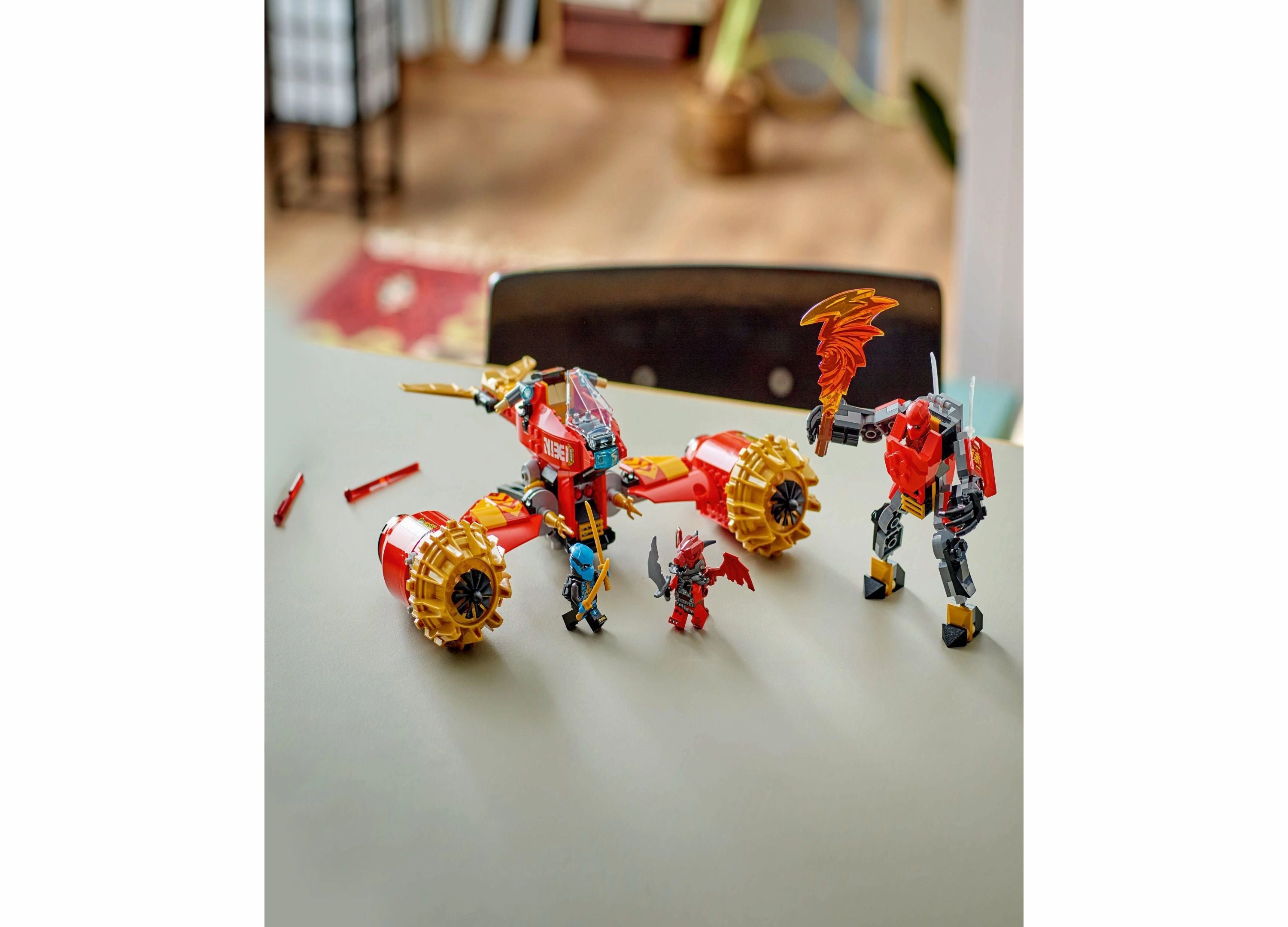 LEGO NINJAGO 333-Piece Kai's Mech Storm Rider Action Figure Building Toy