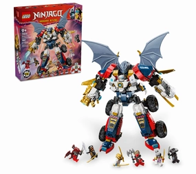 LEGO NINJAGO Zanes Ultra Combiner Mech 4-in-1 Building Set 71834