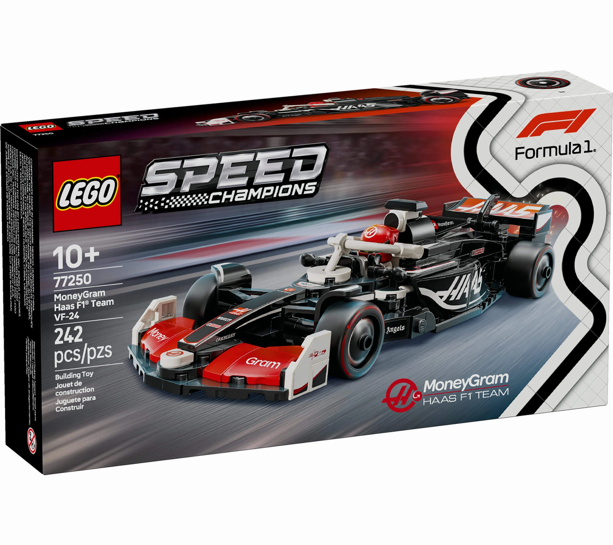 LEGO Speed Champions MoneyGram Haas F1 VF-24 Race Car Model Kit