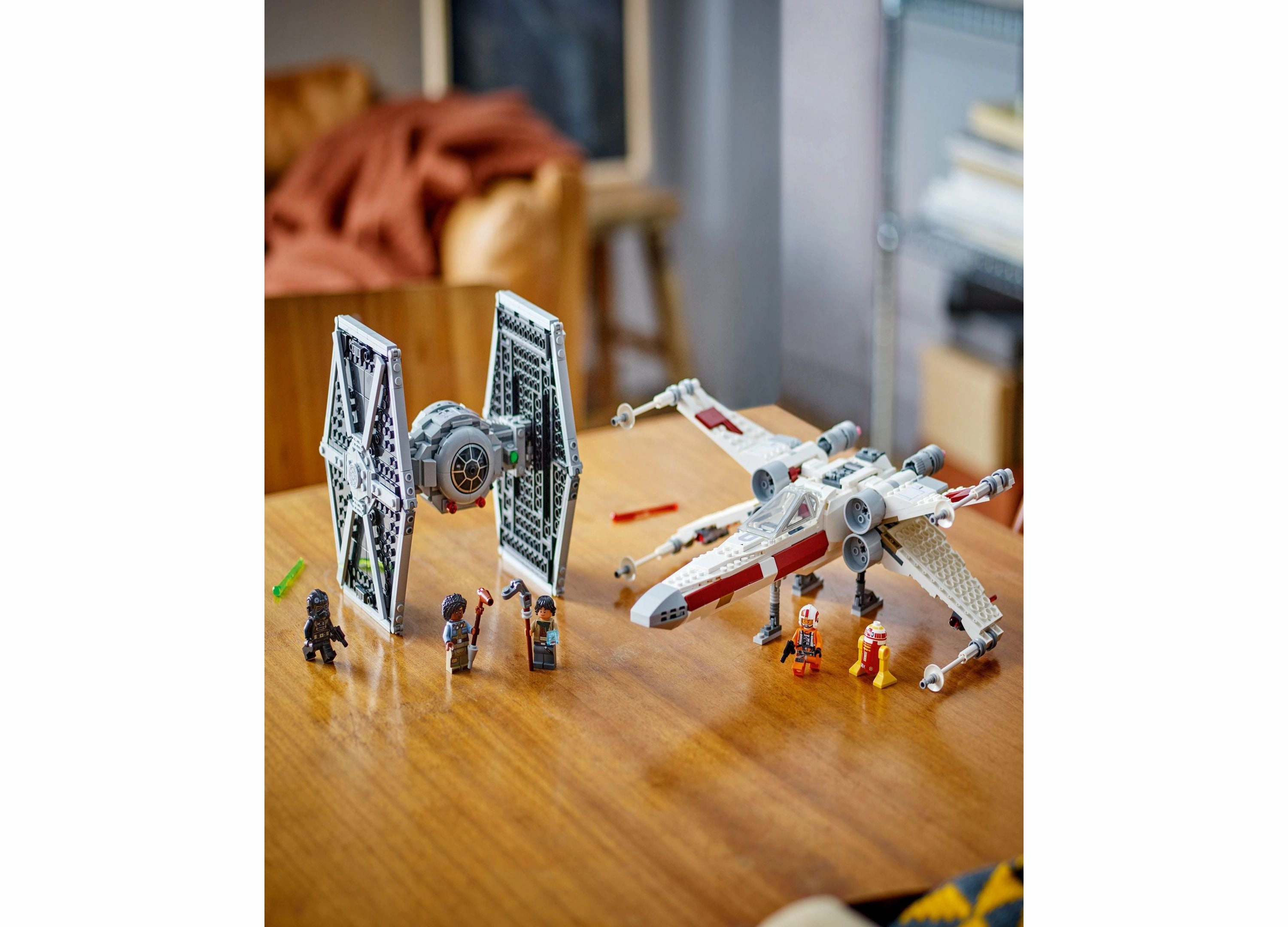LEGO Star Wars 1063-Piece TIE Fighter X-Wing Builder Set for Kids 75393