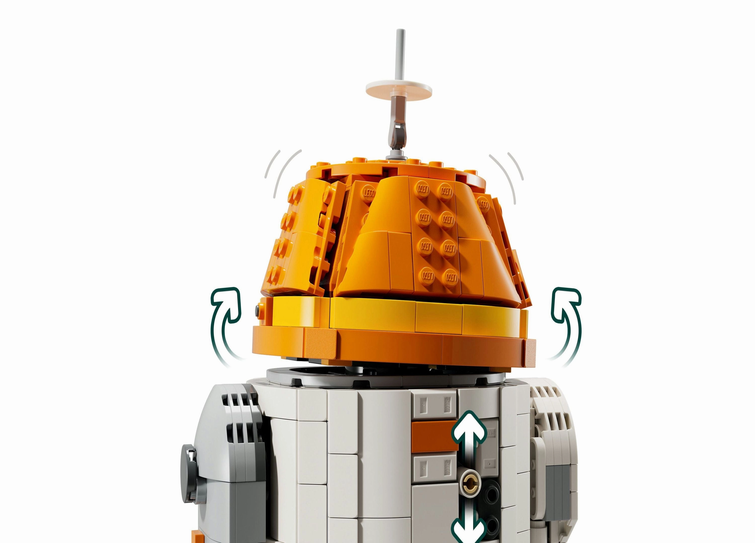 LEGO Star Wars Chopper (C1-10P) Astromech Droid Building Set - 1039 Pieces