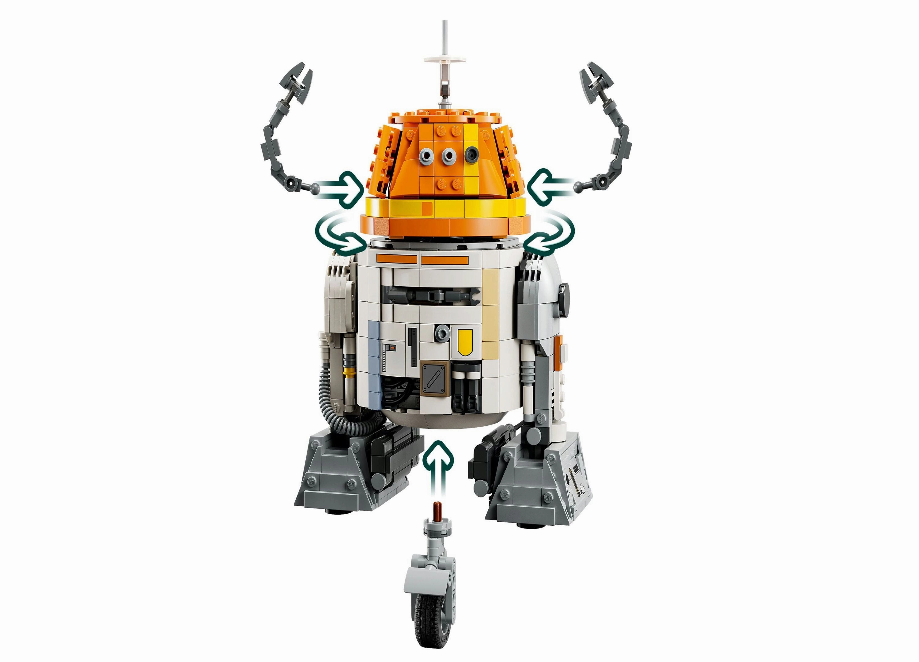 LEGO Star Wars Chopper (C1-10P) Astromech Droid Building Set - 1039 Pieces
