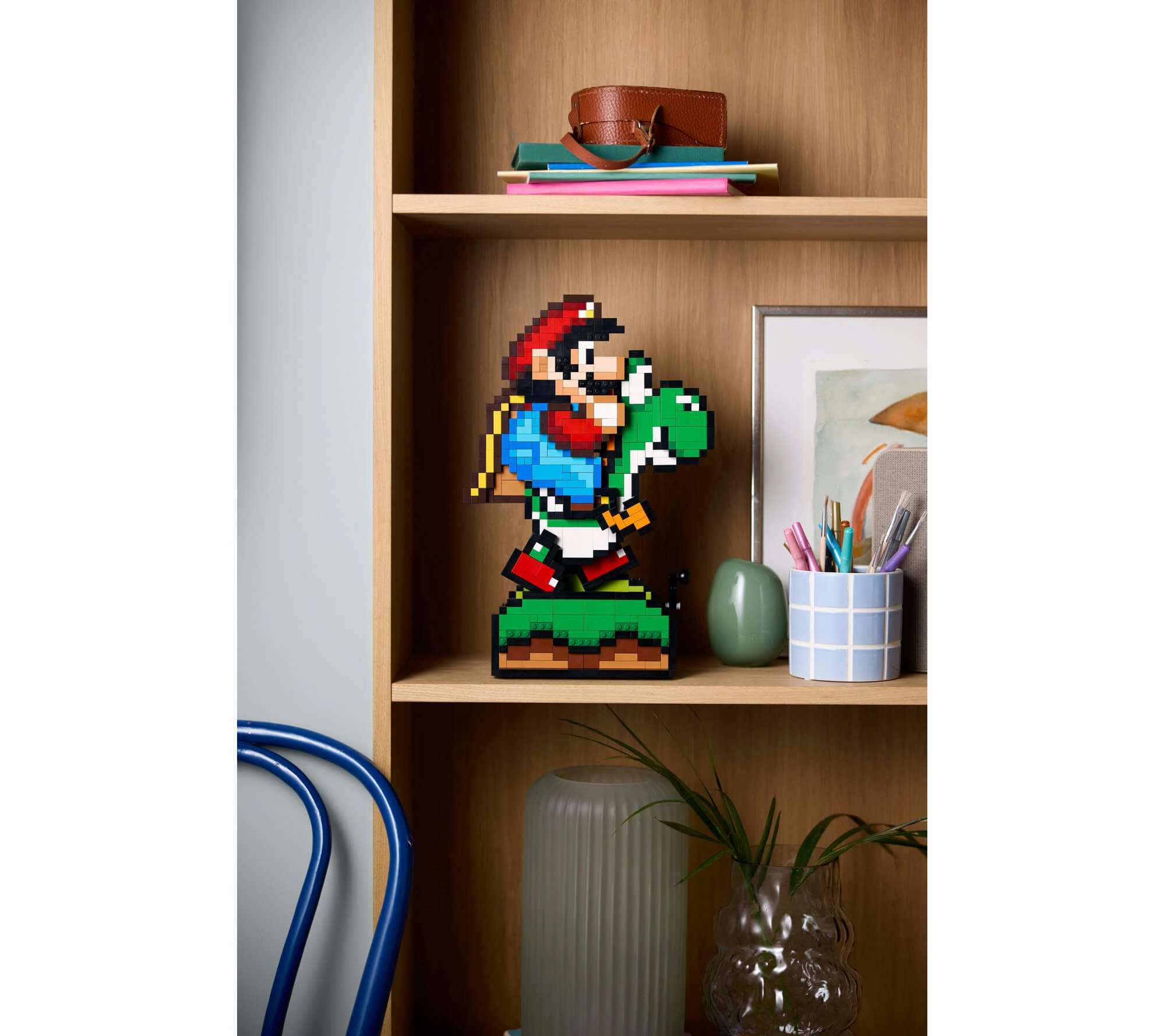 LEGO Super Mario World: Mario & Yoshi 71438 Display Model