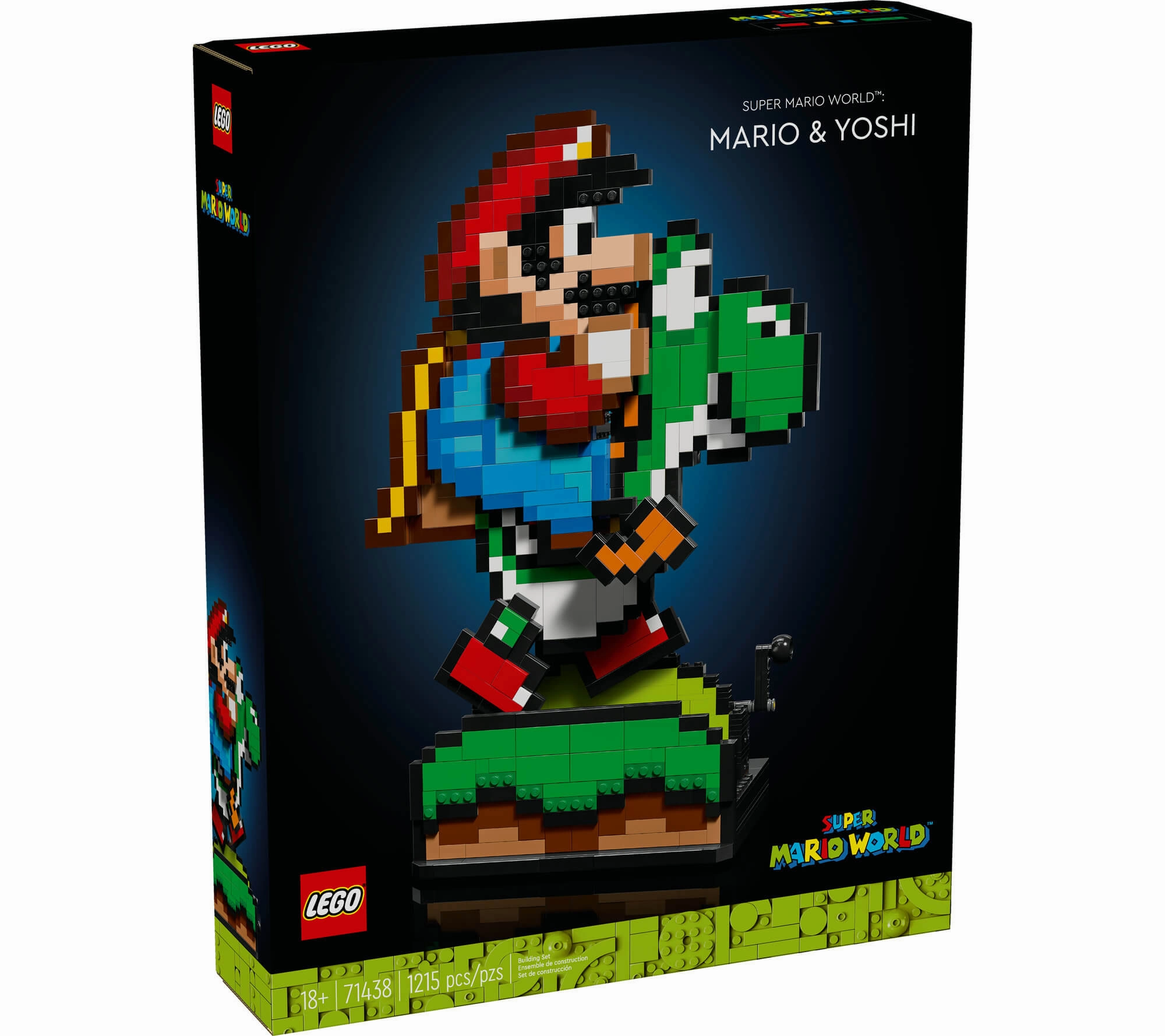 LEGO Super Mario World: Mario & Yoshi 71438 Display Model