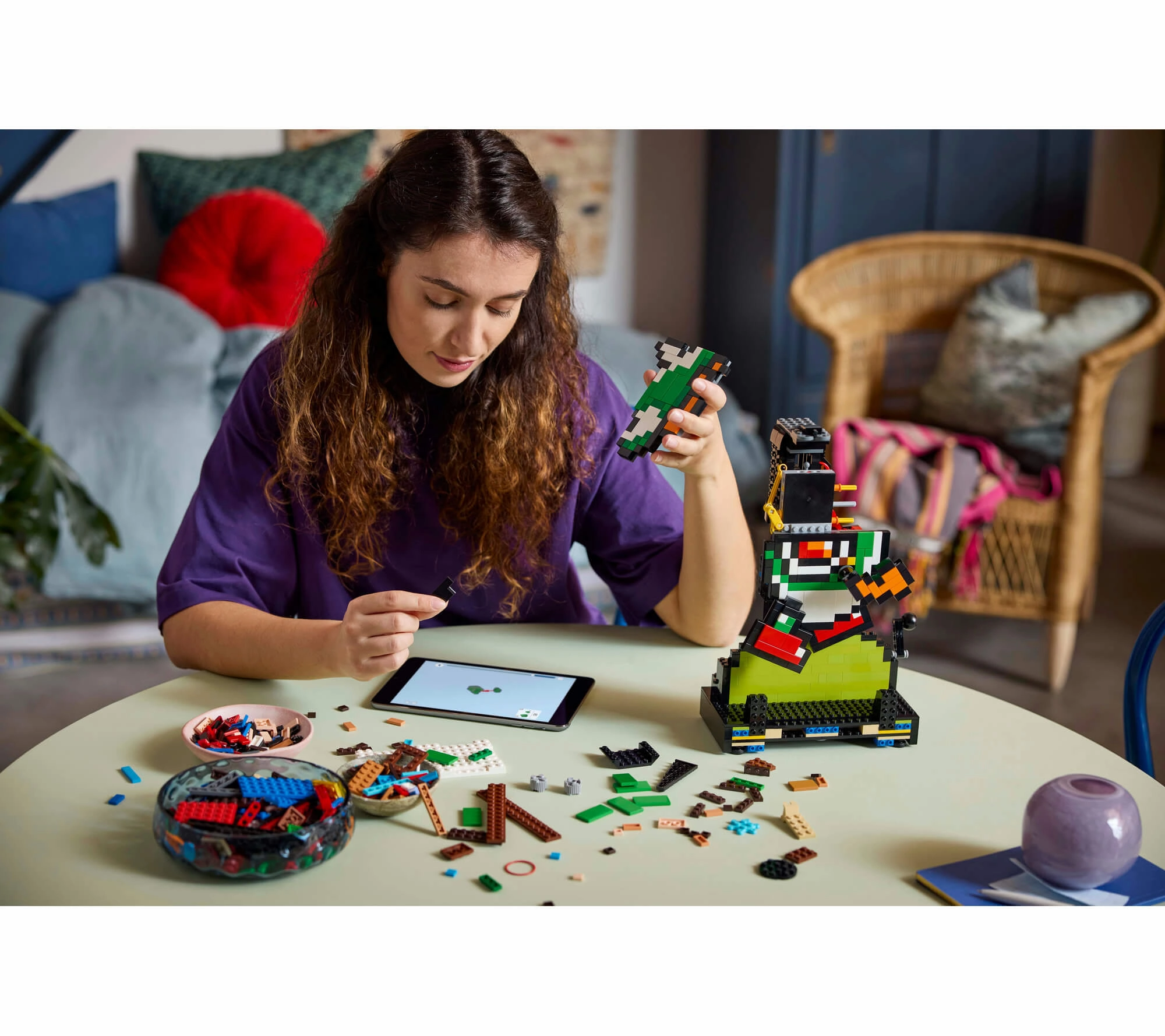 LEGO Super Mario World: Mario & Yoshi 71438 Display Model