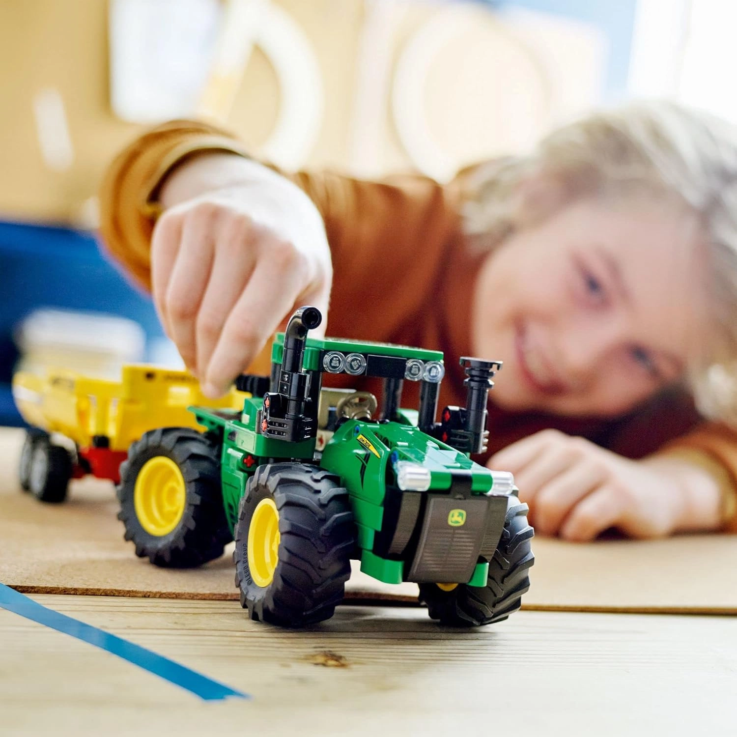 LEGO Technic John Deere 9620R 4WD Tractor Set Building Kit for Ages 8 
