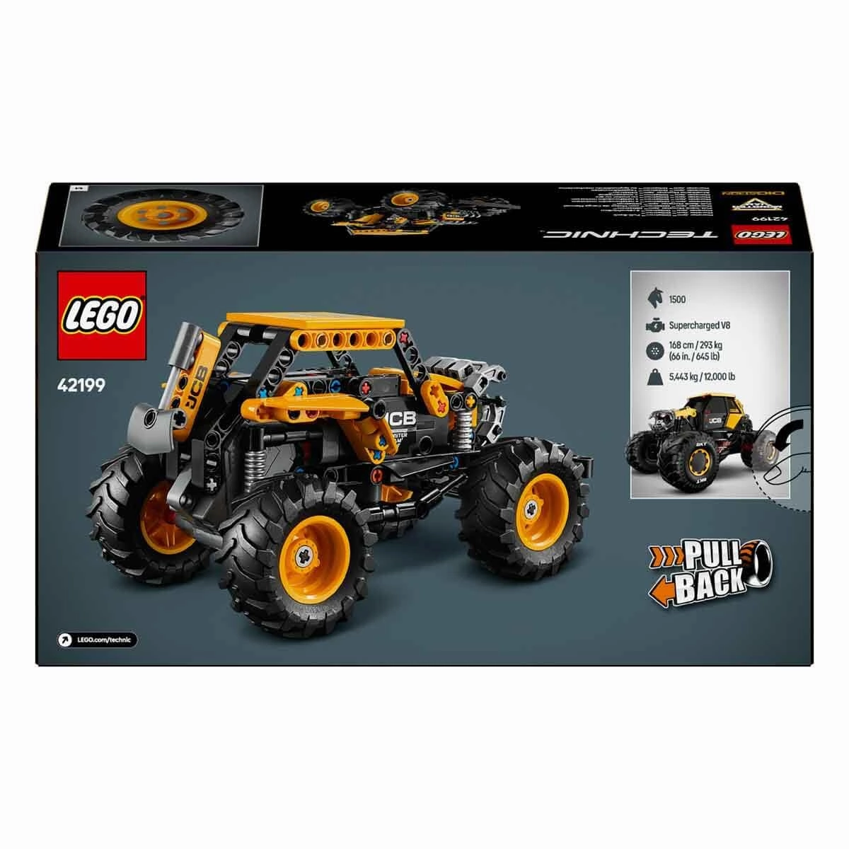 LEGO Technic Monster Jam DIGatron Pull-Back Truck Building Kit For Ages 7 