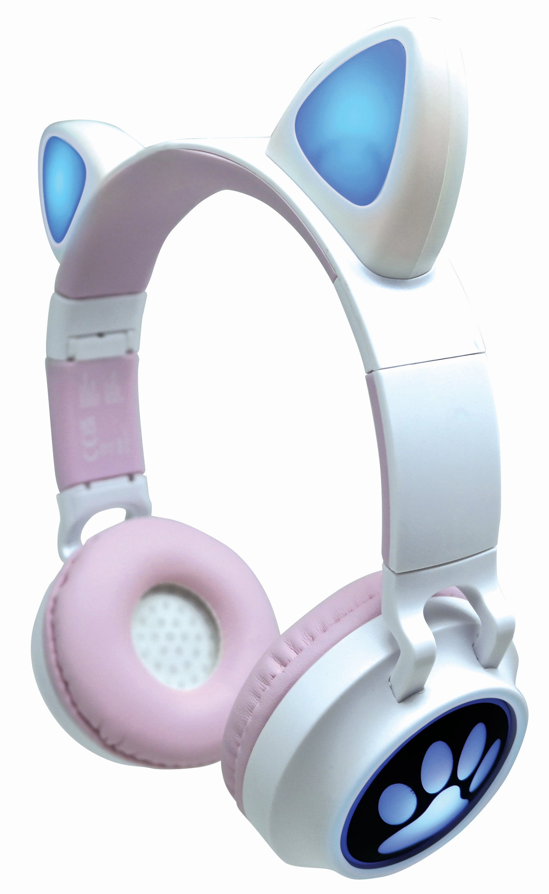 Lexibook Bluetooth Cat Ear Headphones with LED Lights - Pink
