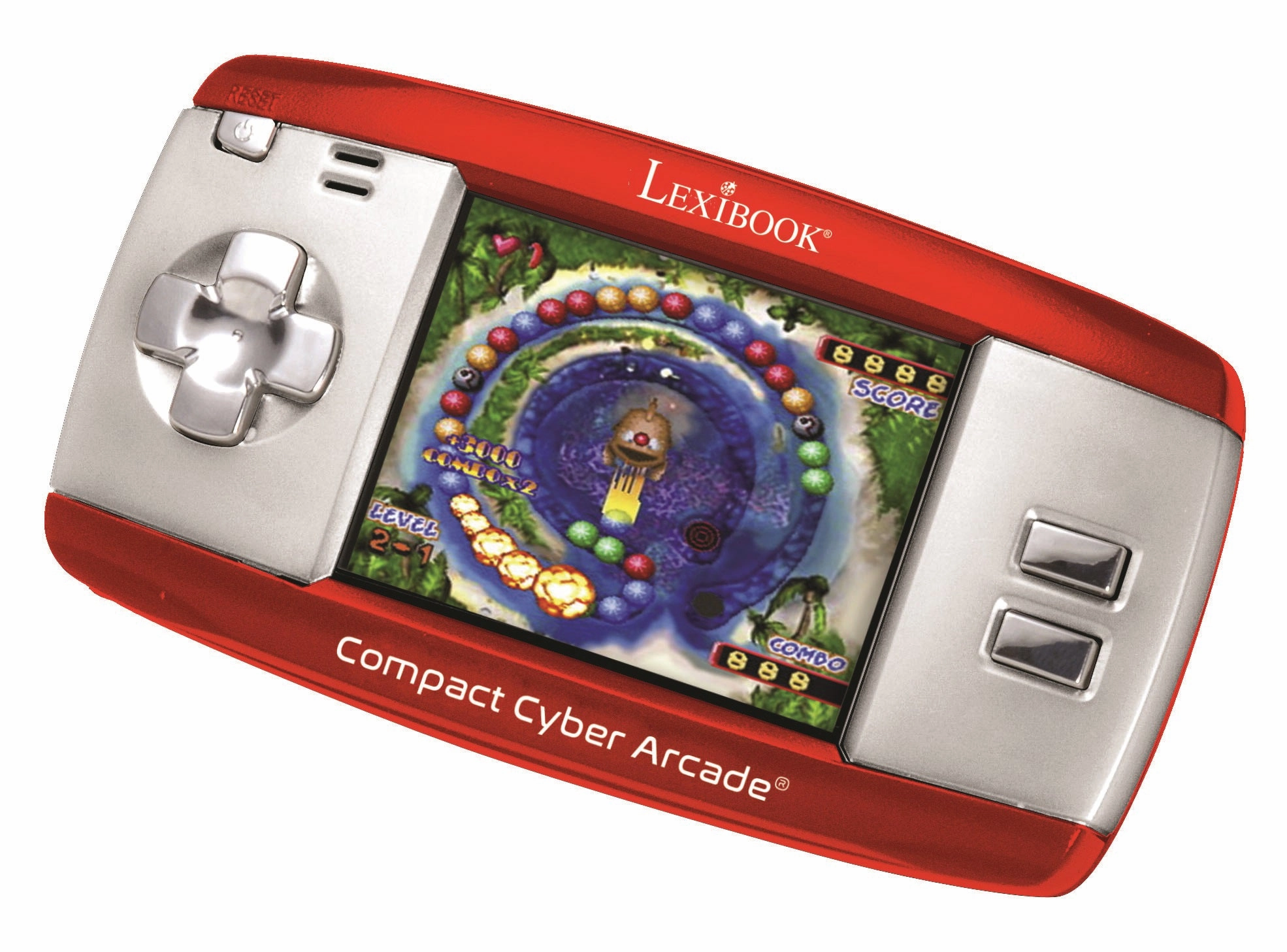 Lexibook Compact Cyber Arcade with 250 Games, Multi-Color Edition