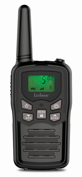 Lexibook Long-Range Digital Walkie Talkies with Flashlight - 8km Range