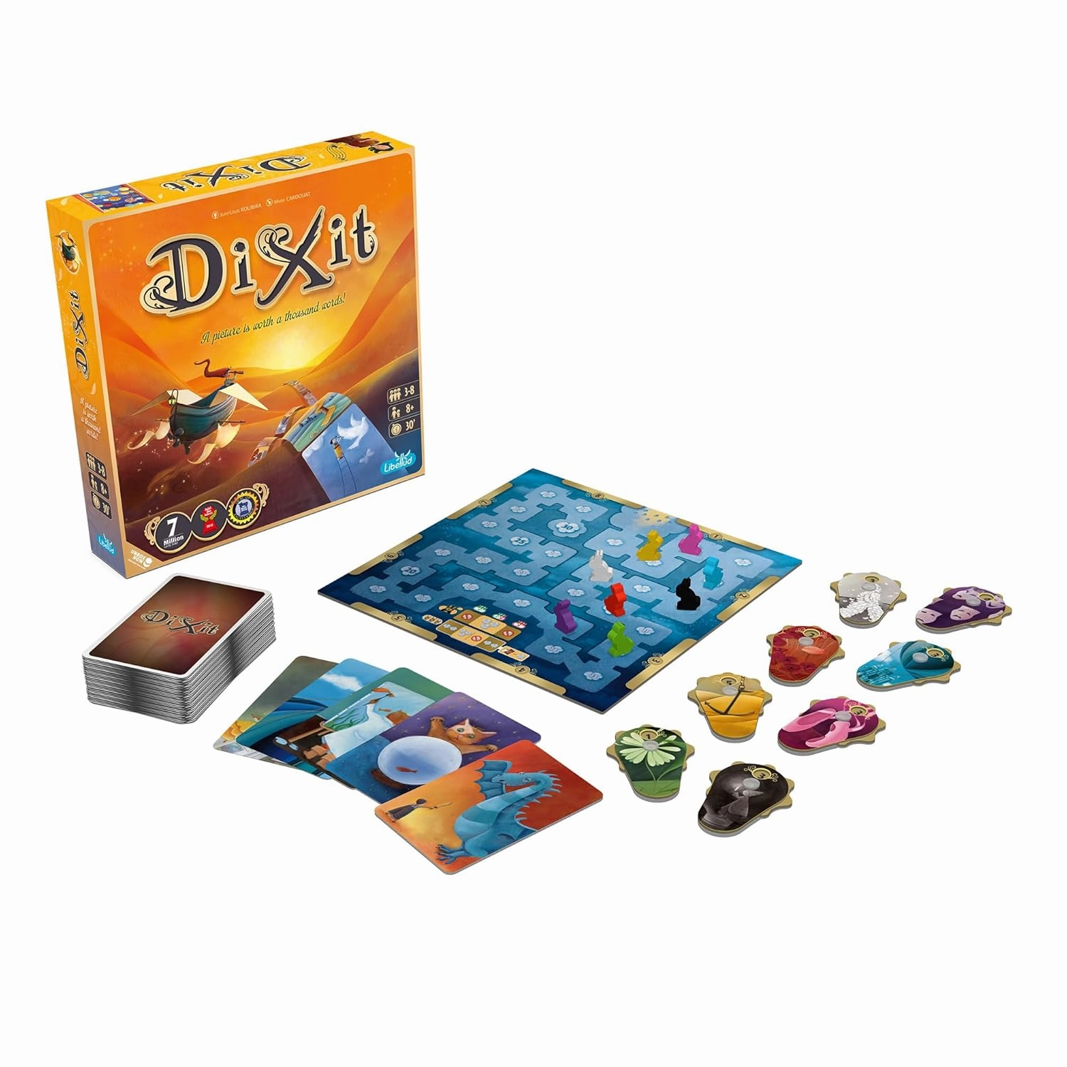 Libellud Dixit 3-8 Players Strategy Board Game By Funskool For Adults Ages 15 Years & UP