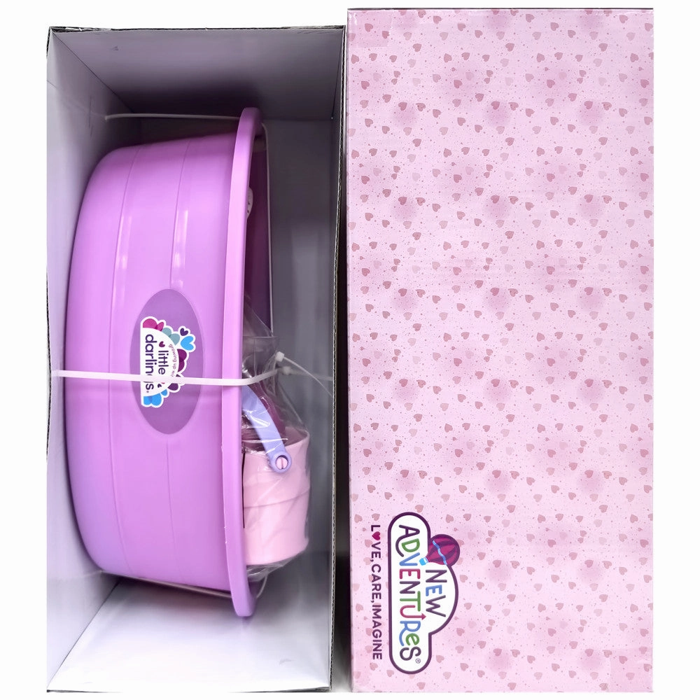 Little Darlings 12-inch Wash N' Play Baby Set with Unicorn Cover-Up