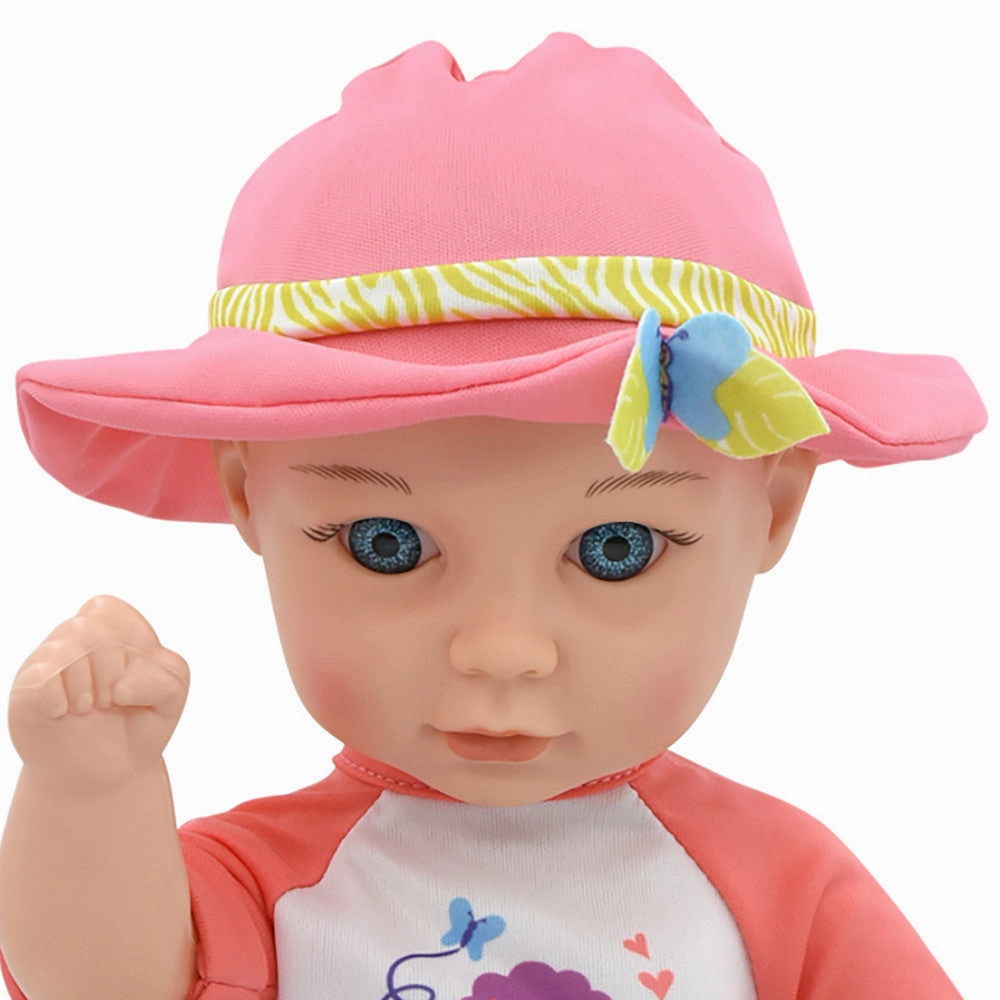 Little Darlings: Hop On Baby & Plush Dino - 15" Baby Doll with Dinosaur Friend