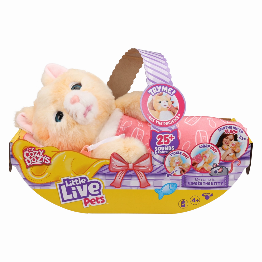 Little Live Pets Cozy Dozys Ginger The Cat