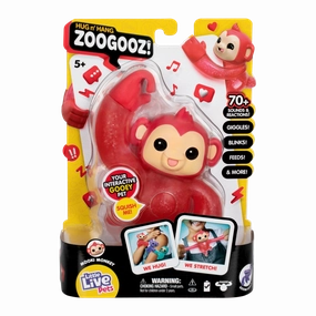 Little Live Pets Hug N Hang Zoogooz Single Pack Mooki Monkey