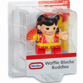 Little Tikes Waffle Blocks Figure Pack - Buddies for Kids 2  & Above, Geisha