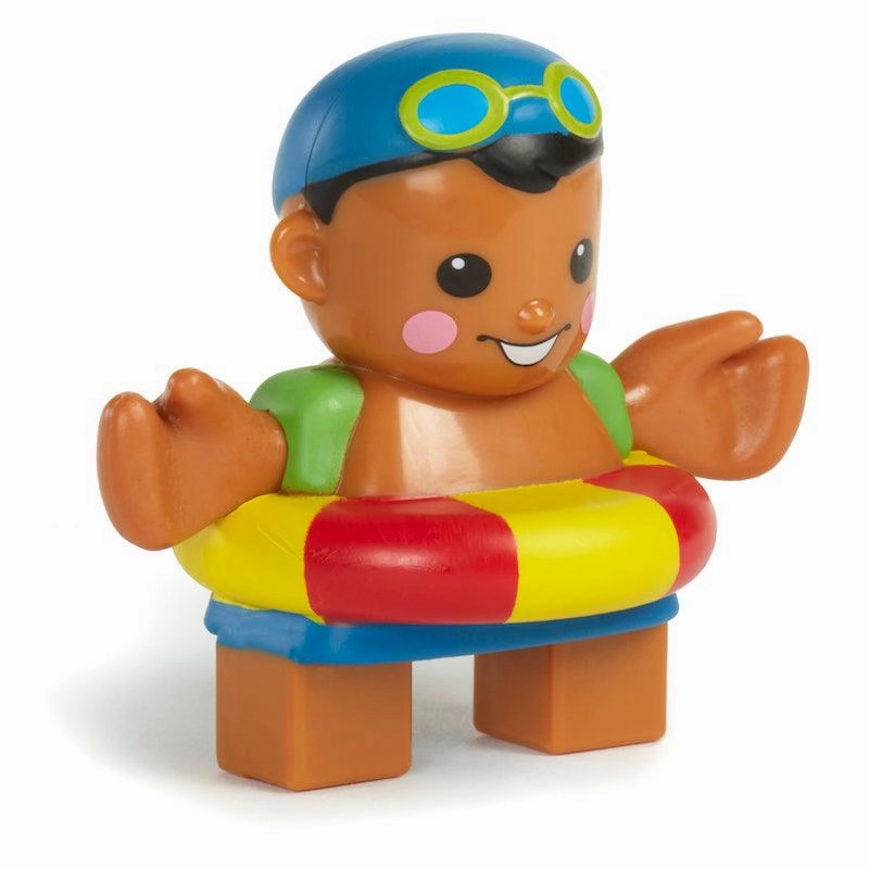 Little Tikes Waffle Blocks Figure Pack - Buddies for Kids 2  & Above, Swimmer