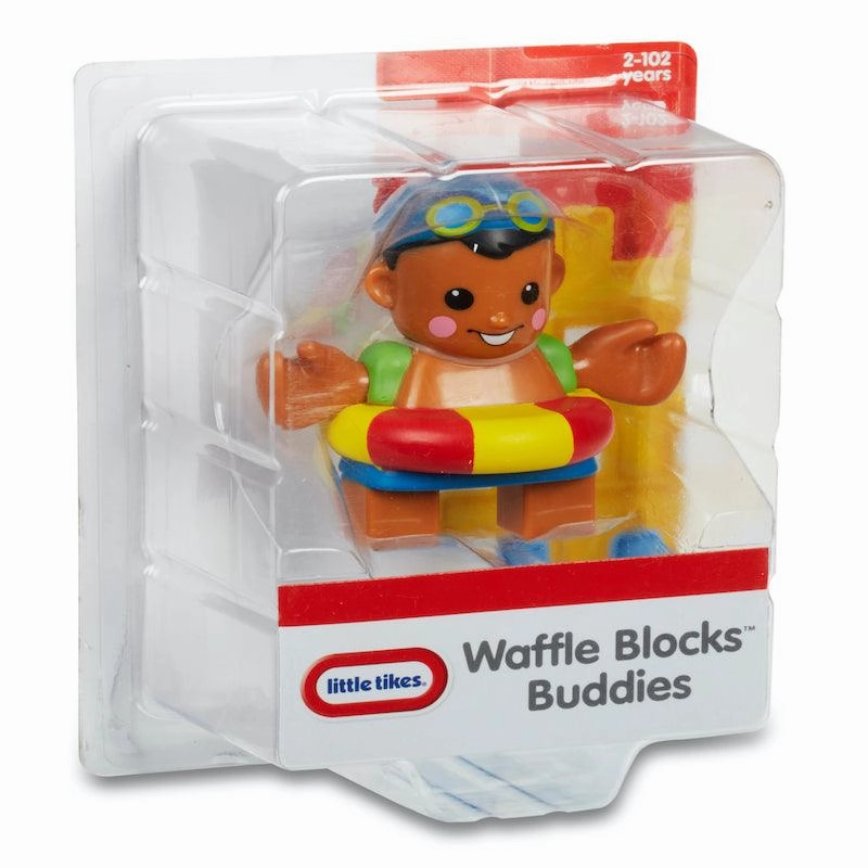 Little Tikes Waffle Blocks Figure Pack - Buddies for Kids 2  & Above, Swimmer