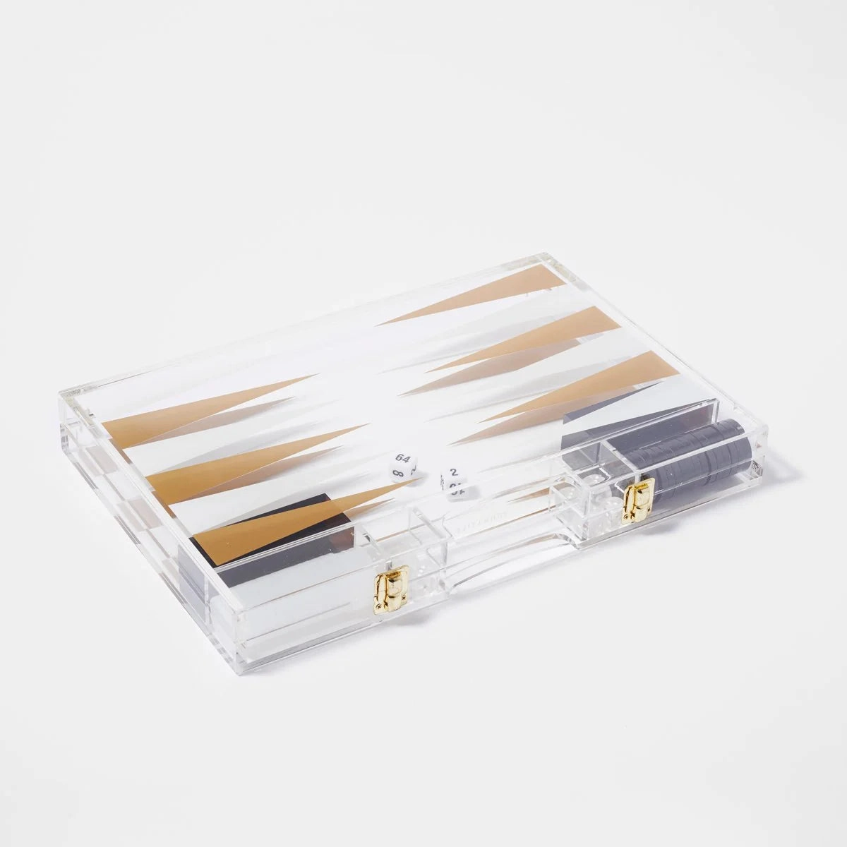 Lucite Backgammon - Whiskey Noir Edition