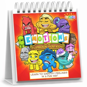 Lupash Games: Emotions Flipbook - Monsters, Ages 3 