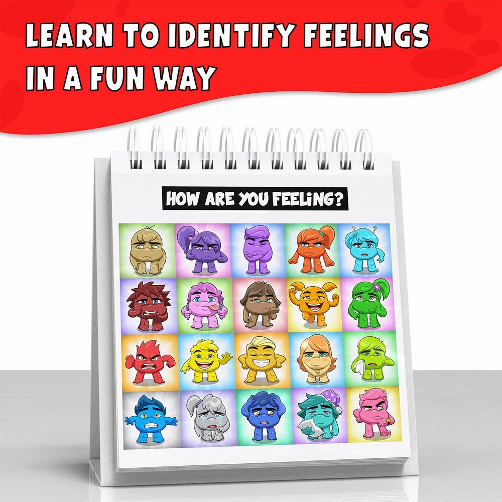 Lupash Games: Emotions Flipbook - Monsters, Ages 3 